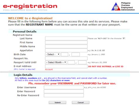 eregister poea gov ph.
